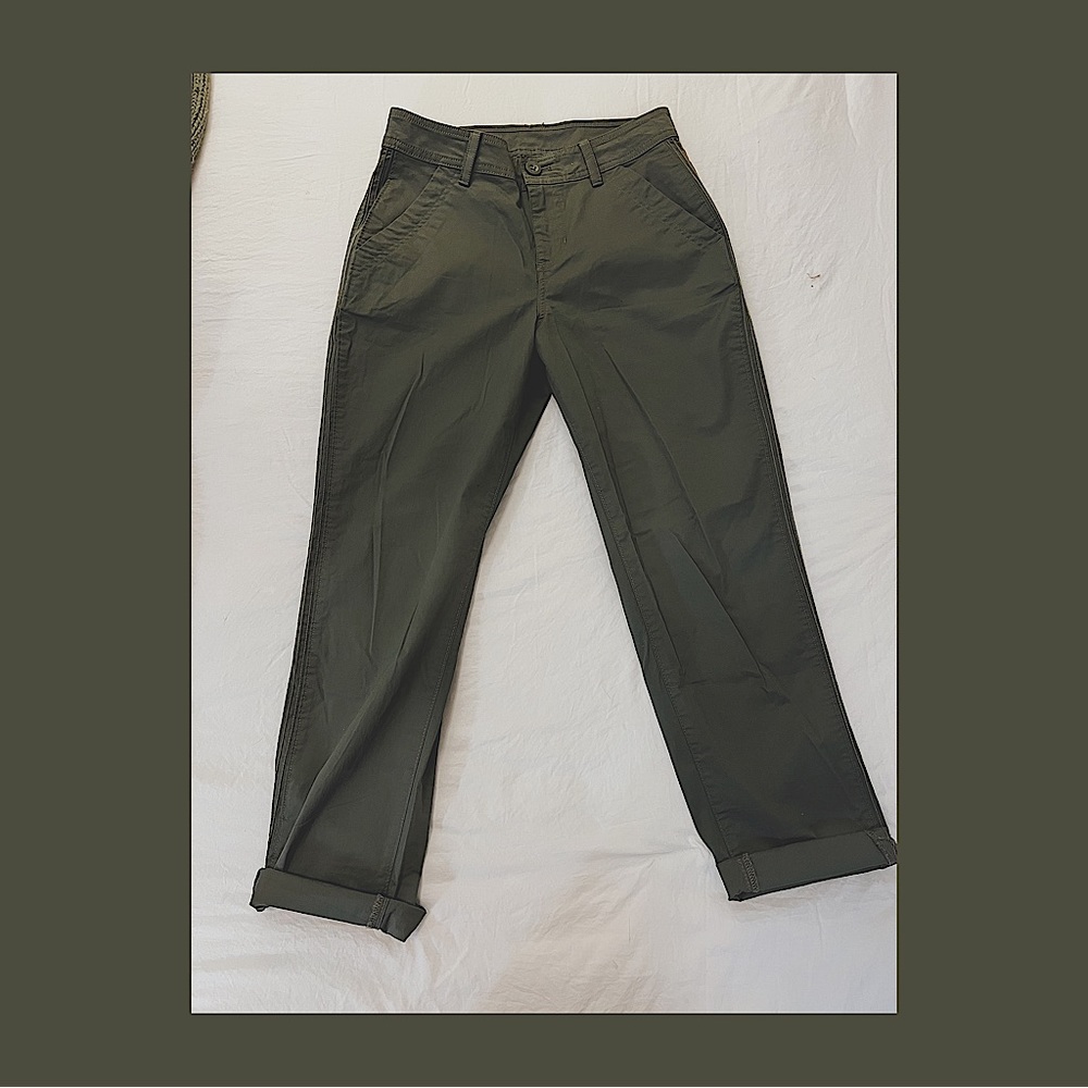 eddie bauer voyager high rise chino cargo pants